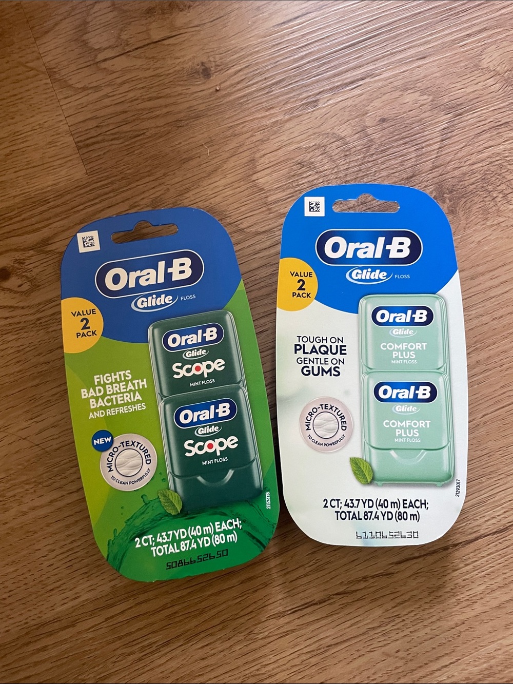 Oral-B Glide Floss Value 2-Pack — Mint, Green